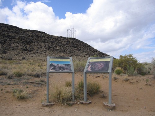Signs Posing, Petroglyph National Monument